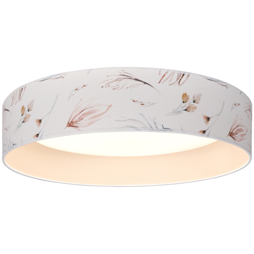 Brilagi - LED-loftlampe VELVET SIMPLE LED/24W/230V/3000K Ø 45 cm hvid/blomster