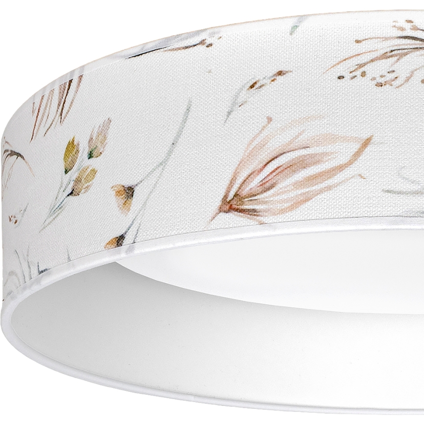 Brilagi - LED-loftlampe VELVET SIMPLE LED/24W/230V/3000K Ø 45 cm hvid/blomster