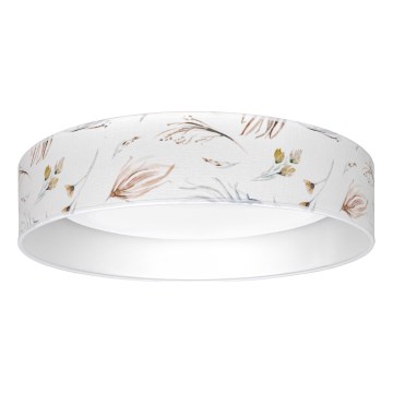 Brilagi - LED-loftlampe VELVET SIMPLE LED/24W/230V/3000K Ø 45 cm hvid/blomster