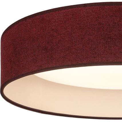 Brilagi - LED-loftlampe VELVET SIMPLE LED/24W/230V 3000K Ø 45 cm vinrød
