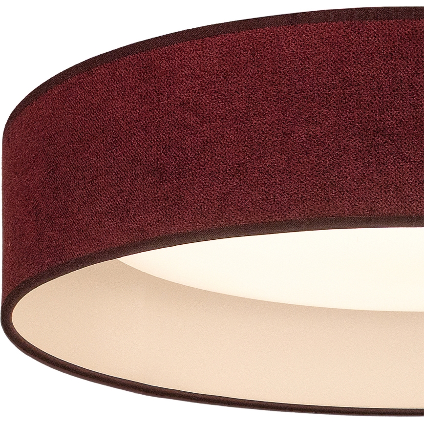Brilagi - LED-loftlampe VELVET SIMPLE LED/24W/230V 3000K Ø 45 cm vinrød