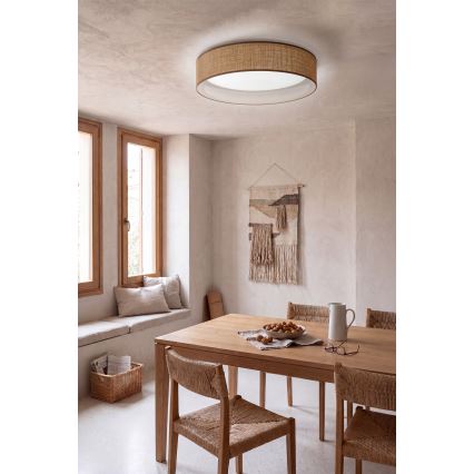 Brilagi - LED loftlampe VELVET SIMPLE LED/24W/230V 4000K Ø 45 cm beige