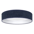 Brilagi - LED loftlampe VELVET SIMPLE LED/24W/230V 4000K Ø 45 cm blå