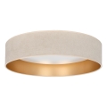 Brilagi - LED loftlampe VELVET SIMPLE LED/24W/230V 4000K Ø 45 cm creme/guld