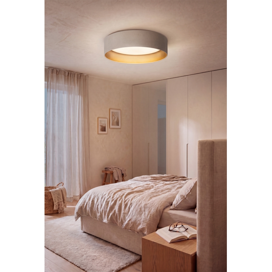 Brilagi - LED loftlampe VELVET SIMPLE LED/24W/230V 4000K Ø 45 cm creme/guld