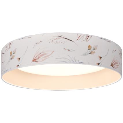 Brilagi - LED loftlampe VELVET SIMPLE LED/36W/230V 3000K Ø55 cm hvid/blomster