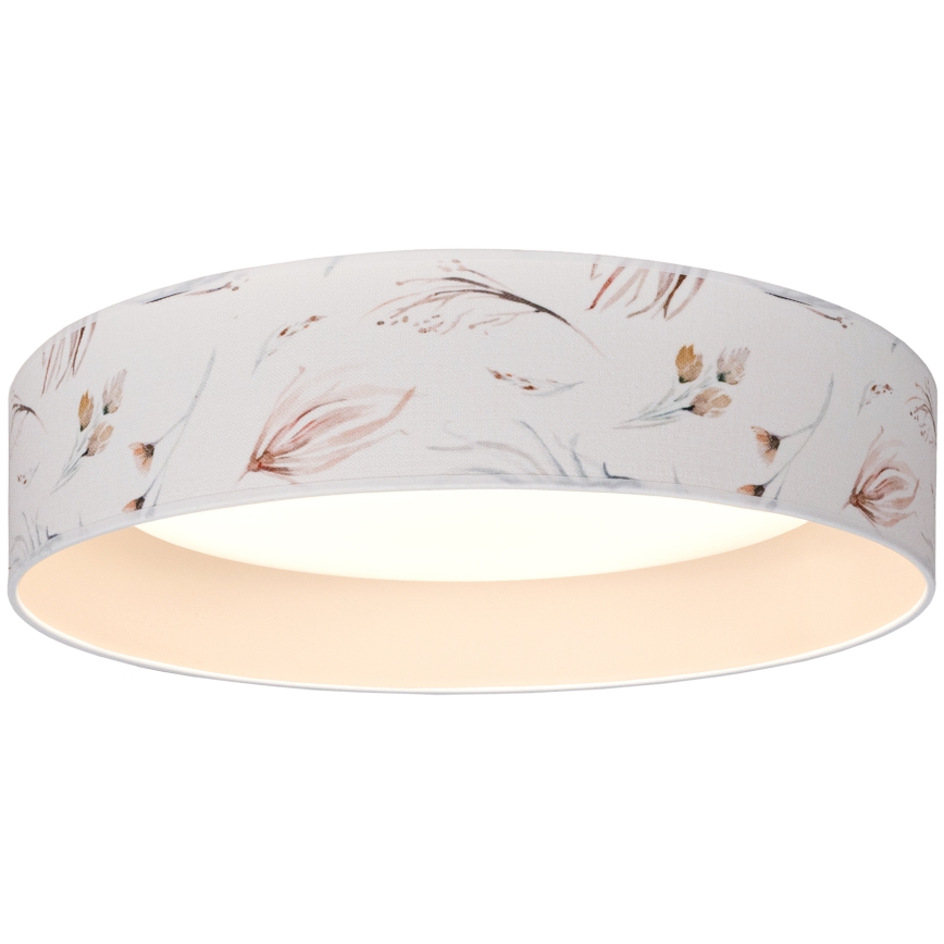 Brilagi - LED loftlampe VELVET SIMPLE LED/36W/230V 3000K Ø55 cm hvid/blomster