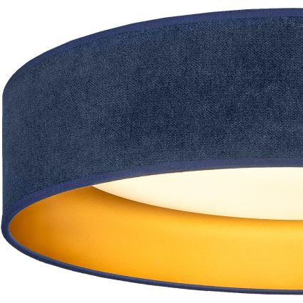 Brilagi - LED-loftlampe VELVET SIMPLE LED/36W/230V 3000K Ø 55 cm blå/guld