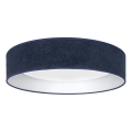 Brilagi - LED-loftlampe VELVET SIMPLE LED/36W/230V 3000K Ø 55 cm blå