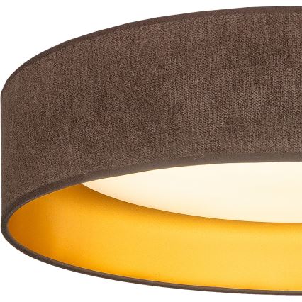 Brilagi - VELVET SIMPLE LED loftlampe 36W/230V 3000K Ø 55 cm brun/guld