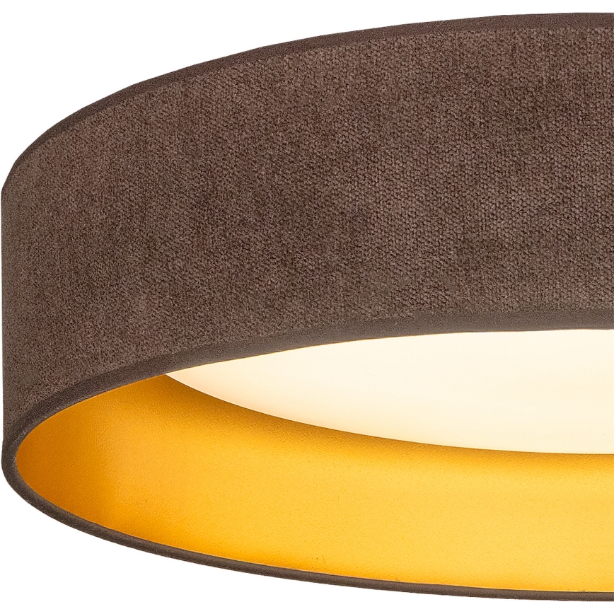 Brilagi - VELVET SIMPLE LED loftlampe 36W/230V 3000K Ø 55 cm brun/guld