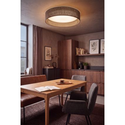 Brilagi - LED loftlampe VELVET SIMPLE LED/36W/230V 3000K Ø 55 cm brun