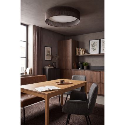 Brilagi - LED loftlampe VELVET SIMPLE LED/36W/230V 3000K Ø 55 cm brun
