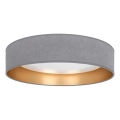 Brilagi - LED loftlampe VELVET SIMPLE LED/36W/230V 3000K Ø 55 cm grå/guld