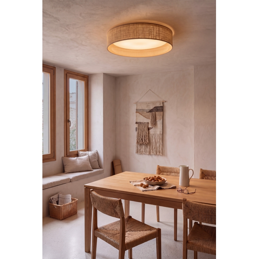 Brilagi - LED-loftlampe VELVET SIMPLE LED/36W/230V 3000K Ø55 cm beige