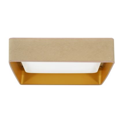 Brilagi - LED loftlampe VELVET SQUARE LED/24W/230V beige