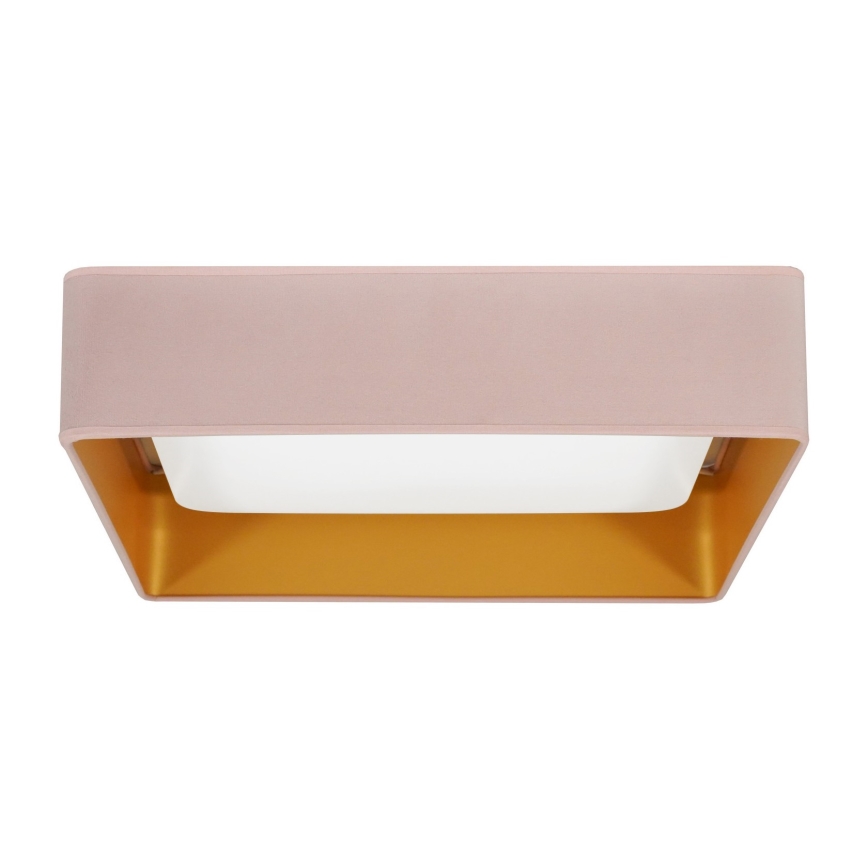 Brilagi - LED loftlampe VELVET SQUARE LED/24W/230V lyserød