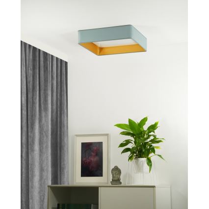 Brilagi - LED loftlampe VELVET SQUARE LED/24W/230V mintgrøn