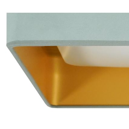 Brilagi - LED loftlampe VELVET SQUARE LED/24W/230V mintgrøn