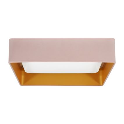 Brilagi - LED Loftlampe VELVET SQUARE LED/24W/230V lyserød