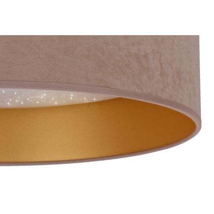 Brilagi - LED loftlampe VELVET STAR LED/24W/230V diam. 40 cm 3000K/4000K/6400K beige/guldfarvet