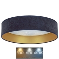 Brilagi - LED loftlampe VELVET STAR LED/36W/230V diam. 55 cm 3000K/4000K/6400K blå/guldfarvet