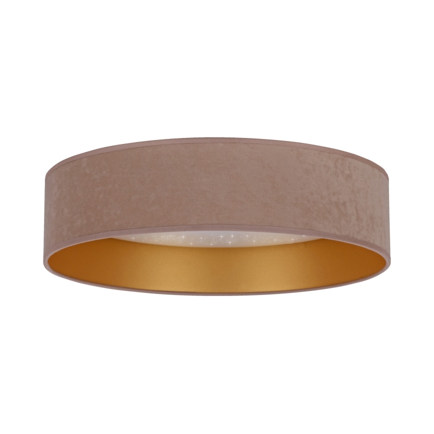 Brilagi - LED loftlampe VELVET STAR LED/36W/230V diam. 55 cm 3000K/4000K/6400K beige/guldfarvet