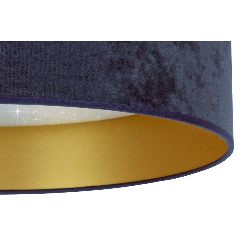 Brilagi - LED loftlampe VELVET STAR LED/36W/230V diam. 55 cm 3000K/4000K/6400K blå/guldfarvet
