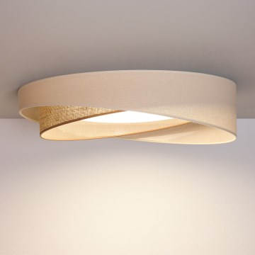 BRILAGI - LED loftlampe VELVET TWIST LED/24W/230V 4000K Ø 55 cm creme/beige