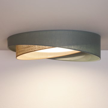 BRILAGI - LED-loftlampe VELVET TWIST LED/24W/230V 4000K Ø 55 cm grøn/beige