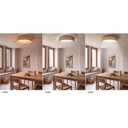 Brilagi - LED-loftlampe VELVET VARI LED/24W/230V 3000/4000/6500K Ø 45 cm beige
