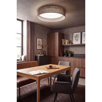 Brilagi - LED loftlampe VELVET VARI LED/24W/230V 3000/4000/6500K Ø 45 cm brun