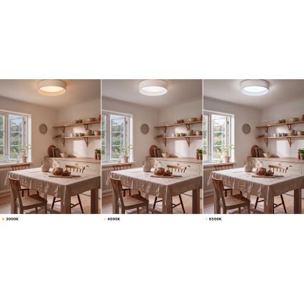 Brilagi - VELVET VARI LED-loftlampe LED/24W/230V 3000/4000/6500K Ø 45 cm hvid