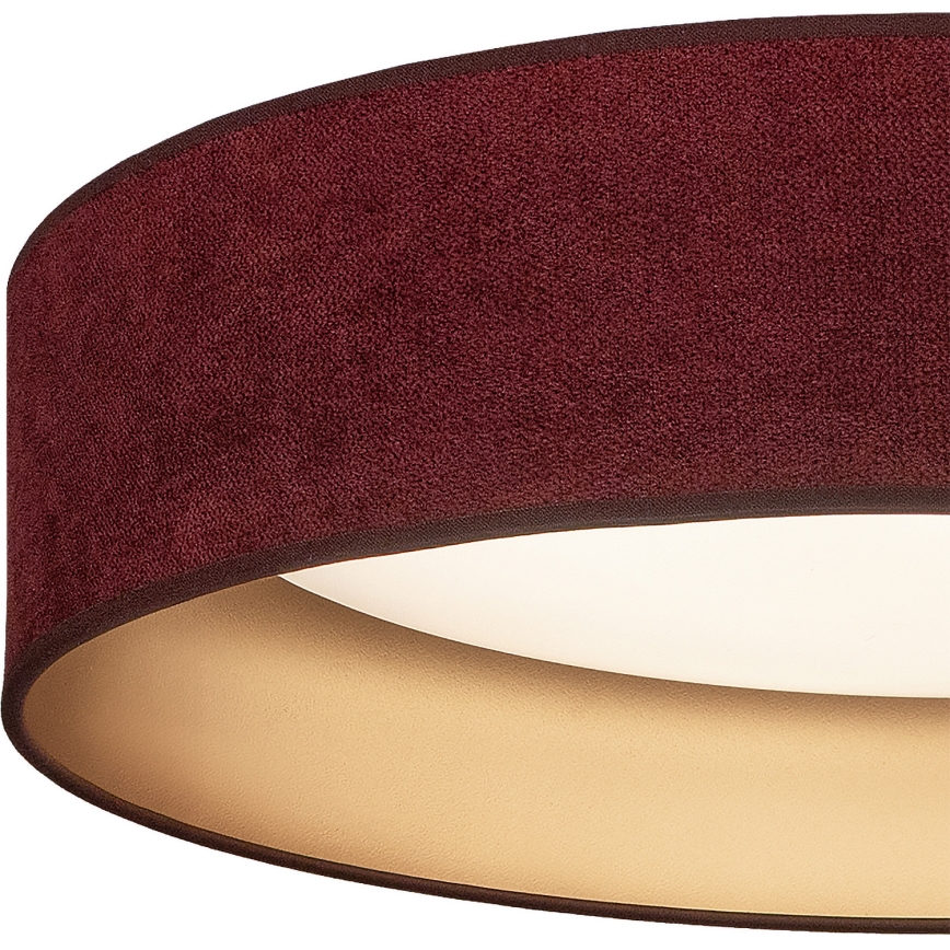 Brilagi - LED loftlampe VELVET VARI LED/24W/230V 3000/4000/6500K pr. 45 cm vinrød/guld