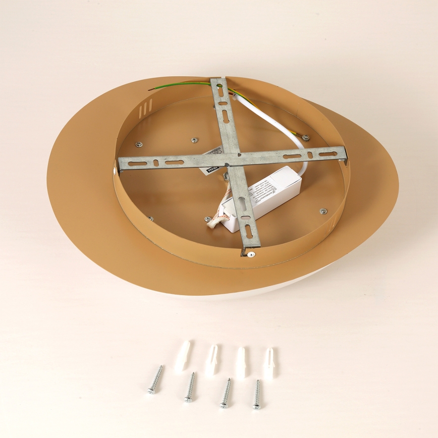 Brilagi - LED loftlampe VISBY WOOD LED/18W/230V Ø 38 cm brun