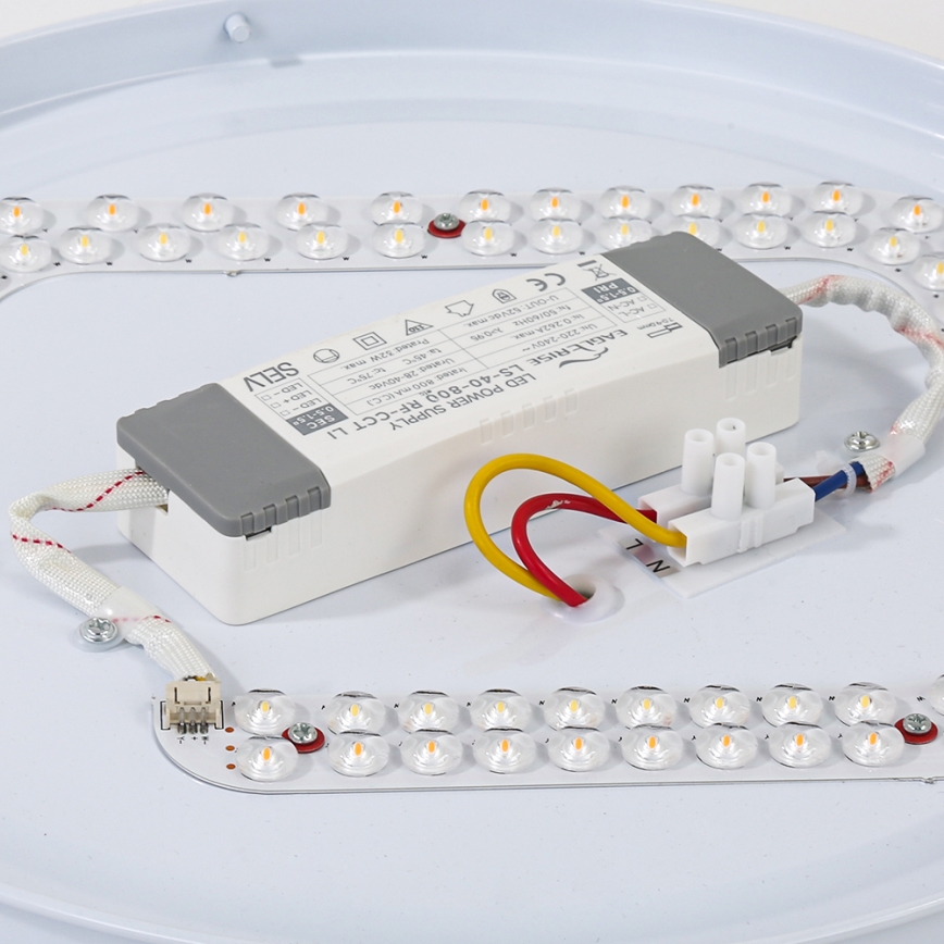Brilagi - LED loftlampe WOODROUND LED/30W/230V 3000/4000/6000K Ø 40 cm træ CRI 90
