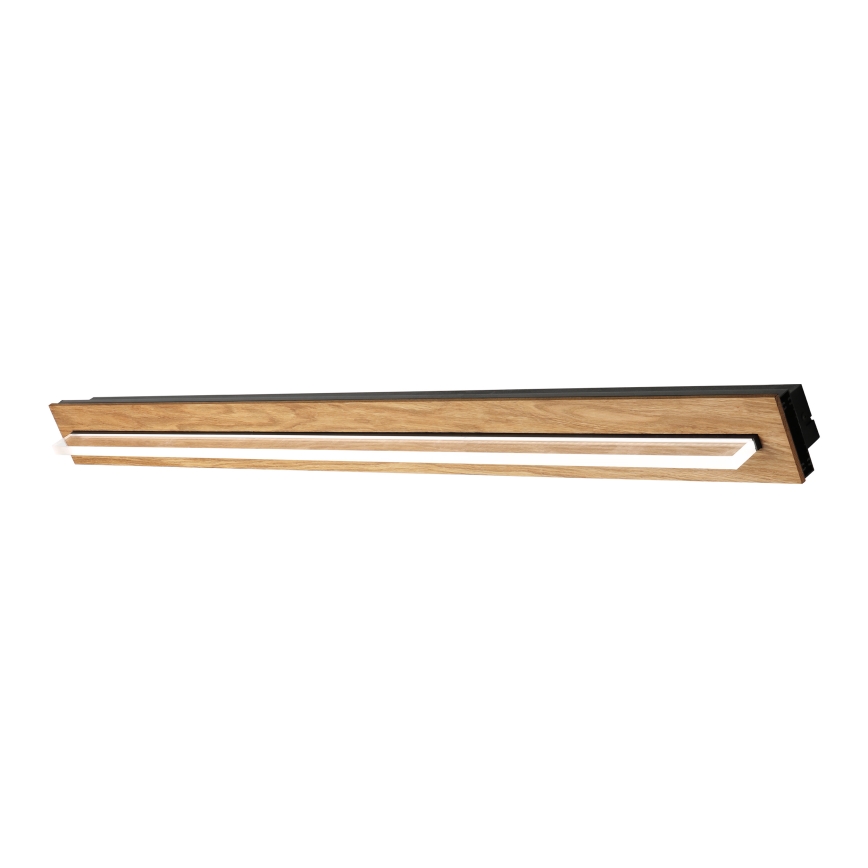 Brilagi - LED loftlampe WOODY FLAT LED/25W/230V eg/sort