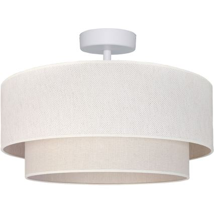 Brilagi - LED loftlysekrone BOHO ECO 1xE27/10W/230V Ø 40 cm cremefarvet