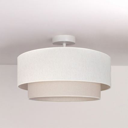Brilagi - LED loftlysekrone BOHO ECO 1xE27/10W/230V Ø 40 cm cremefarvet