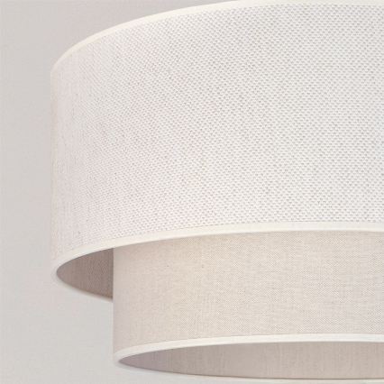 Brilagi - LED loftlysekrone BOHO ECO 1xE27/10W/230V Ø 40 cm cremefarvet