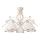 Brilagi - LED loftmonteret lysekrone ANTICO 5xE27/60W/230V 3000K hvid patina