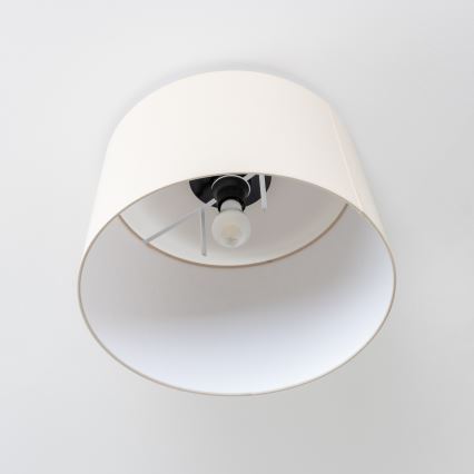 Brilagi - LED loftmonteret lysekrone CERIA 1xE27/40W/230V Ø 45 cm beige