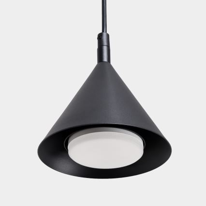 BRILAGI - LED Loftpendel på kabel CONE SINGLE 1xGX53/15W/230V sort