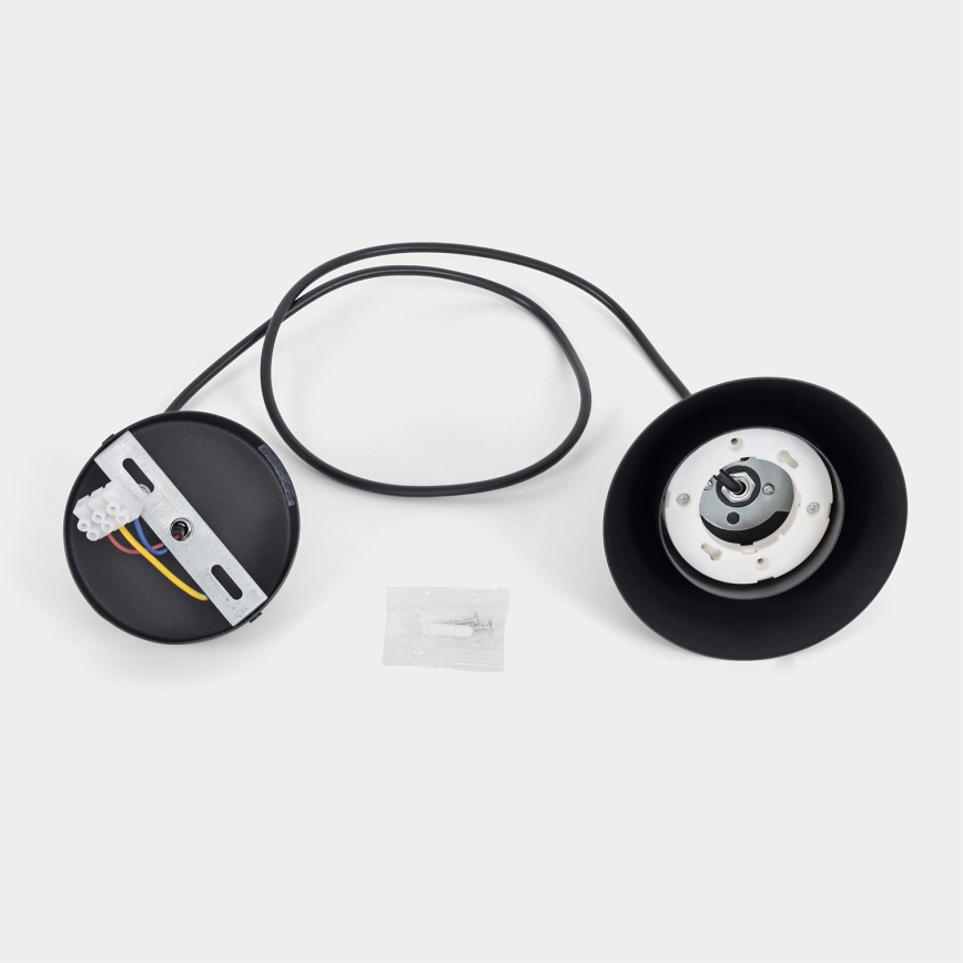 BRILAGI - LED Loftpendel på kabel CONE SINGLE 1xGX53/15W/230V sort