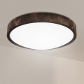 Brilagi - LED loftslampe CARVALHO SLIM SMOKEY LED/36W/230V eg Ø 37,5 cm