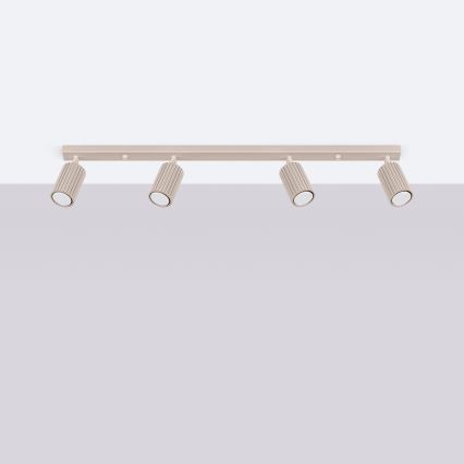 Brilagi - LED loftspot CRESTO 4xGU10/10W/230V taupe