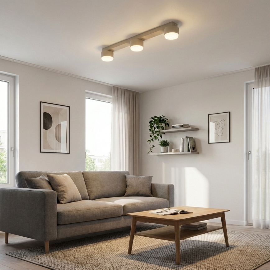 Brilagi - LED loftspot MONO 3xGX53/30W/230V beige