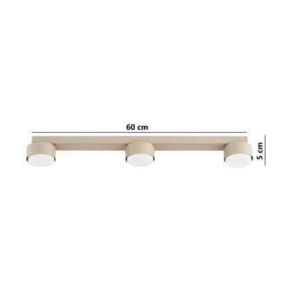 Brilagi - LED loftspot MONO 3xGX53/30W/230V beige