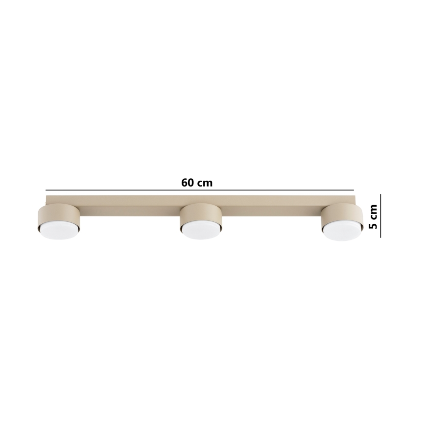 Brilagi - LED loftspot MONO 3xGX53/30W/230V beige