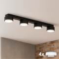 Brilagi - LED loftspot MONO 4xGX53/30W/230V sort